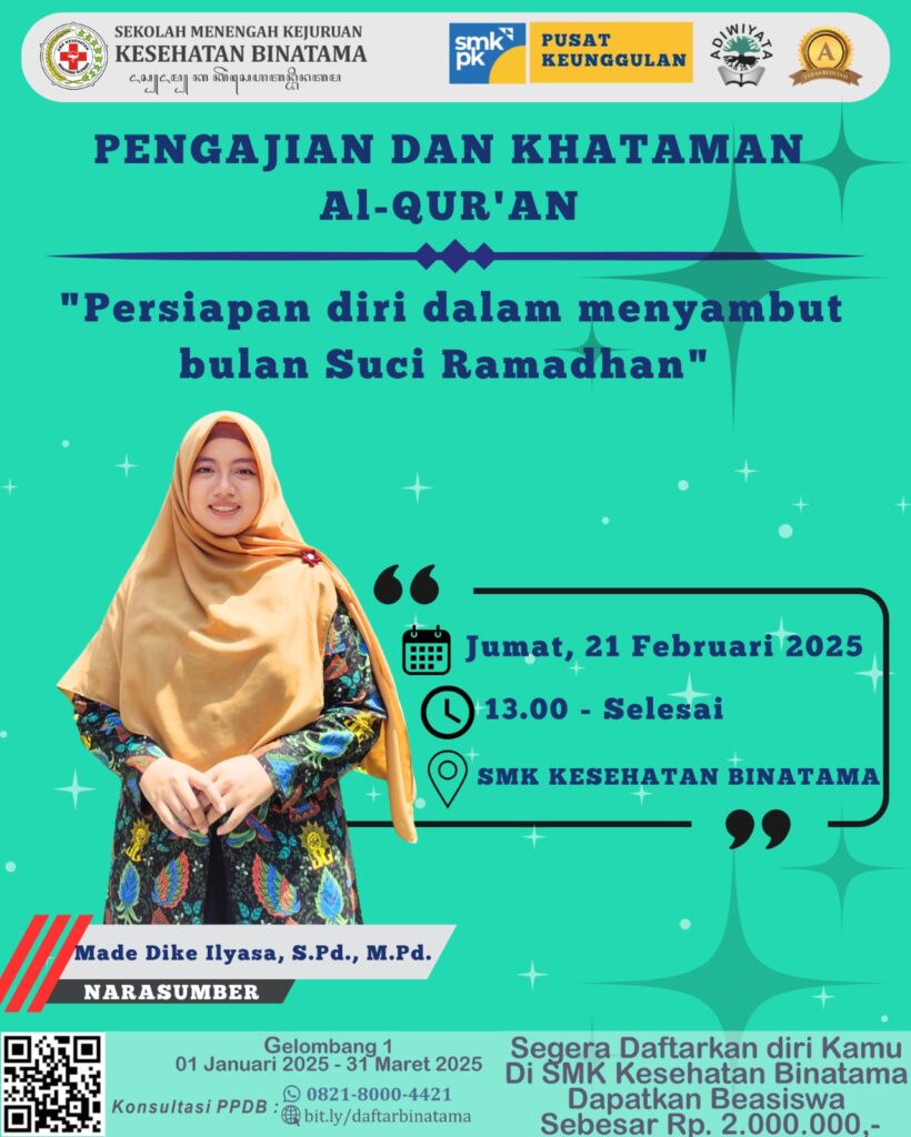 SMK Kesehatan Binatama Mengadakan Pengajian dan Khataman Quran dalam Persiapan Menyambut Bulan Suci Ramadhan WhatsApp Image 2025 02 18 at 20.29.28 820x1024 - SMK Kesehatan Binatama Mengadakan Pengajian dan Khataman Quran dalam Persiapan Menyambut Bulan Suci Ramadhan