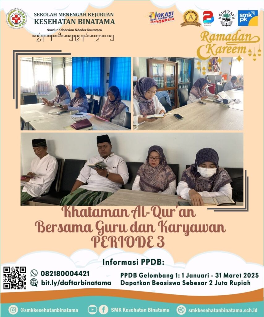 WhatsApp Image 2025 03 15 at 09.59.15 854x1024 - SMK Kesehatan Binatama Gelar Khataman Qur'an Periode 3 untuk Guru dan Karyawan