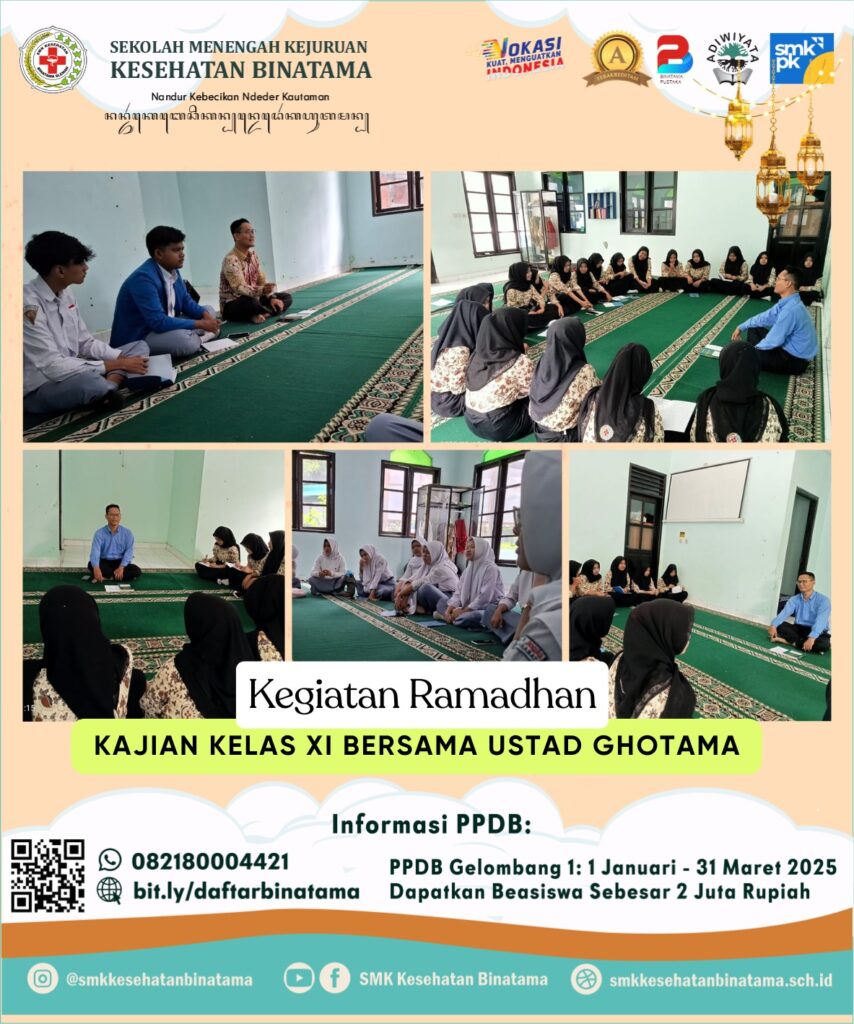 SMK Kesehatan Binatama Gelar Kajian Kerohanian untuk Siswa Kelas X Bersama Ustadz Ghotama Pamungkas Jati, M.Pd.I., Gr, WhatsApp Image 2025 03 19 at 11.01.55 854x1024 - SMK Kesehatan Binatama Gelar Kajian Kerohanian untuk Siswa Kelas X Bersama Ustadz Ghotama Pamungkas Jati, M.Pd.I., Gr,