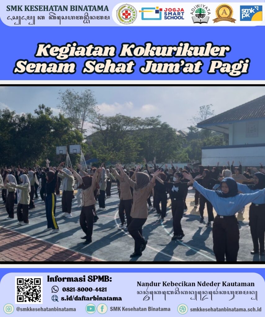 3c19a41f 6da6 4f77 86de 72454ca42588 854x1024 - SMK Kesehatan Binatama Gelar Jumat Sehat: Tingkatkan Kebugaran dan Kebersamaan Melalui Senam Sehat